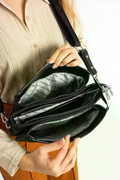 Just Polo Long Strap 5 Compartment Special Series Women's Crossbody Messenger Shoulder Bag