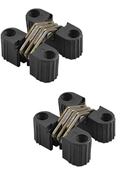 Genel Markalar Siyah Gizli Gömme Plastik Menteşe 2 Adet Dolap Kapak Mobilya Katlanır Masa Menteşesi Sol Sağ Uyumlu