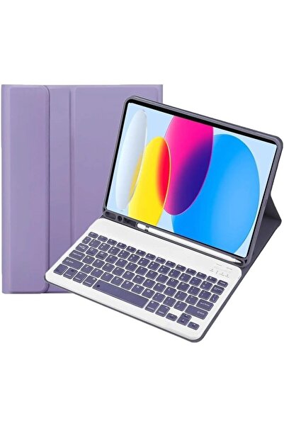 Genel Markalar Ipad (A16) 10. Nesil 2022/2025 ile Uyumlu Bluetooth Türkçe Q K...