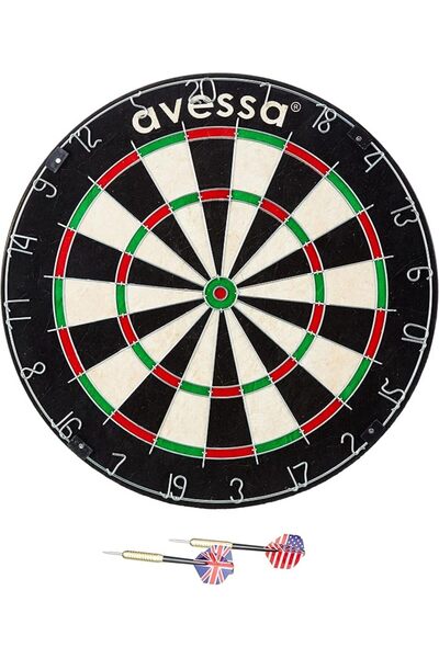 Genel Markalar Profesyonel Sisal Dart Tahtası 6 Adet Ok