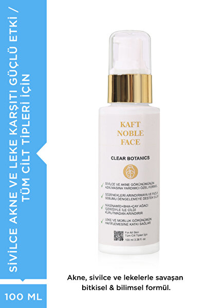 KAFT NOBLE FACE Clear Botanics-Salistik Asit, Niacinamide, & Akne Karşıtı-Göz...