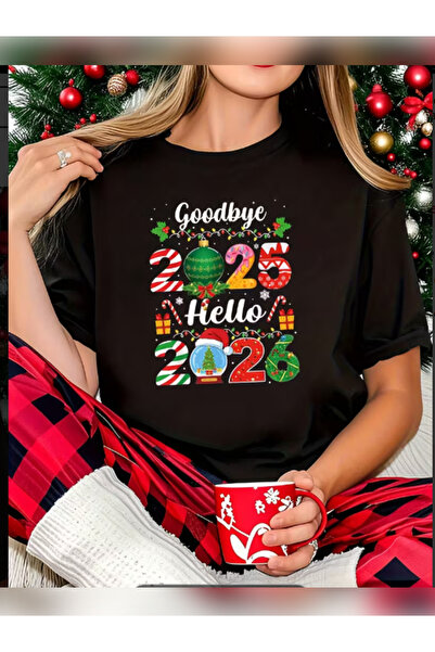 TİMİSİVA Unisex Oversize 2026 Baskılı Bisiklet Yaka Kısa Kollu SİYAH T-shirt