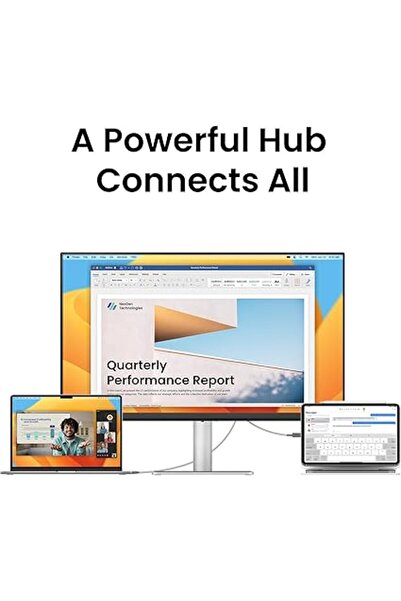 Genel Markalar MA270U 27'' 4K UHD IPS 2XHDMI USB C HDR 400 MacBook Pro Ve MacBook Air Destekli Monitör