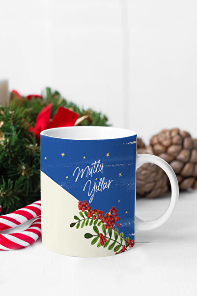 Flipped New Year Santa Claus Mug and Coaster