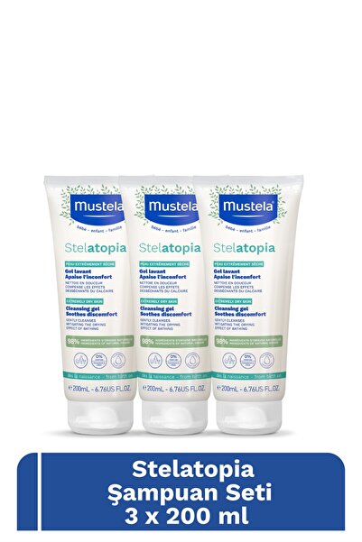 Mustela Stelatopia Şampuan 200 ml 3 Adet