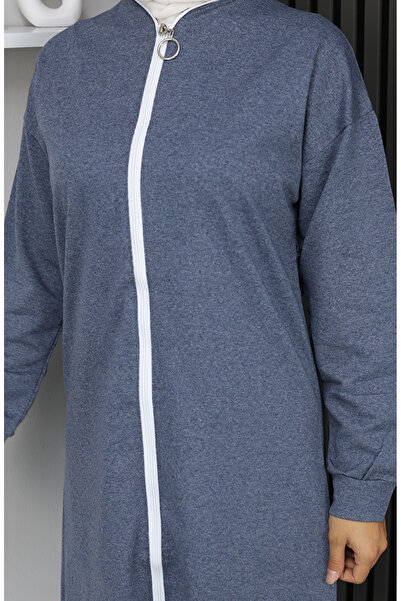 sefamerve Zippered tracksuit set 3044-15 indigo