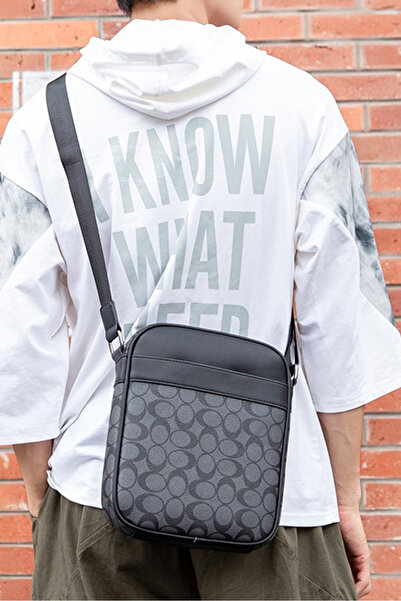 Lucky Tree Men's Shoulder Bag with Adjustable Strap Luxury Fashion Style Messenger Bag