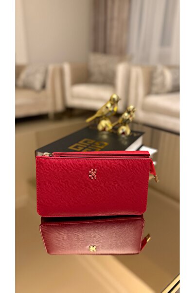 KAYA LUXE YENİ SEZON KADIN ELDEN ASKILI FERMUARLI CÜZDAN