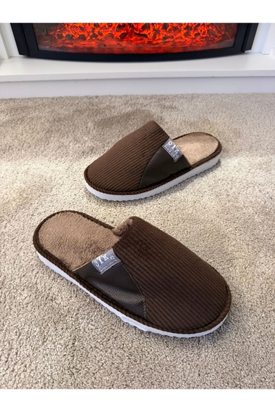 ÖTZ Men's Silent Sole Very Soft and Lightweight Wool Inside Plush House Slippers