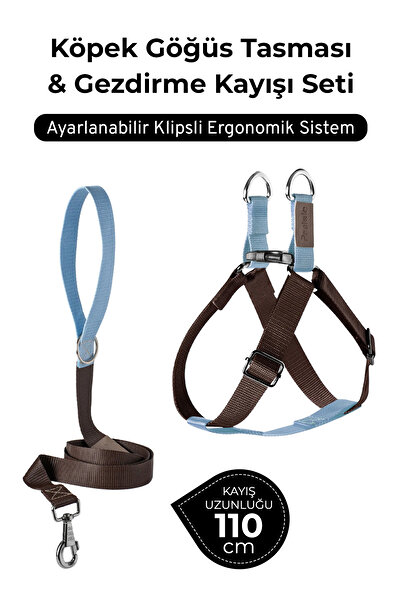 pasiole Adjustable Dog Harness and Walking Leash Set | Handmade, Durable, Convenient to Use