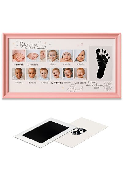 Moky Design Newborn Baby My First Photo Monthly Memory Frame (38X23Cm) First ...