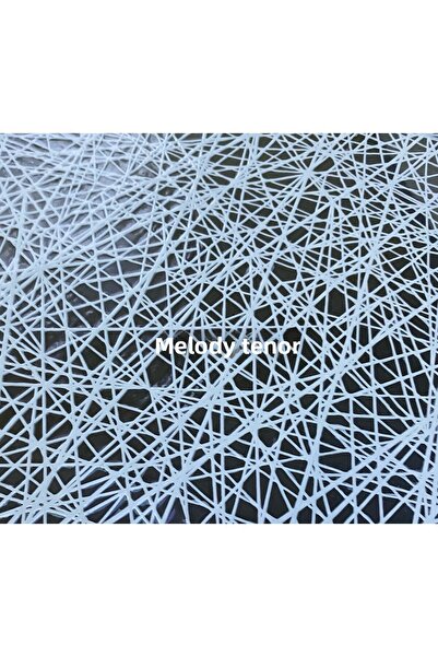 TNR Meiwa Transparent Coating Cream Thread Pattern Edge Lace Luxury Pvc Rectangular Oilcloth Tablecloth