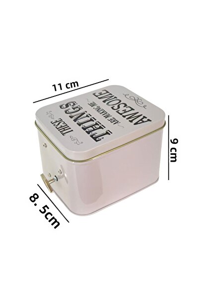 mystylee Mystyle Things Metal Music Box | Wind-Up Decorative Gift Box, Retro Design 10.5X8.5X9 cm