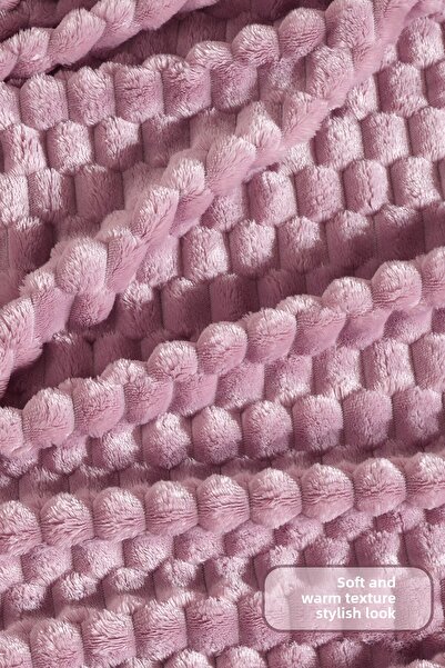 Elart Star Blanket Double Size Wellsoft (180X220 cm) Dusty Rose