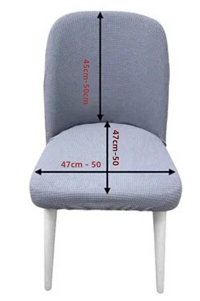 intil Chair cover, stretchable washable oval chair cover set of 6