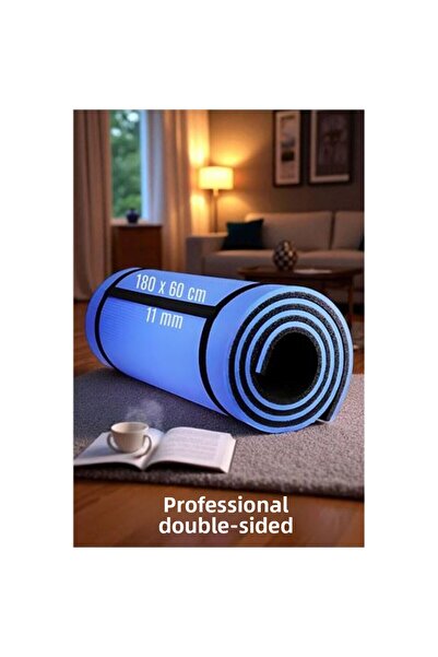 Skygo Modacar Pilates Mat - Sports Mat - Yoga Mat 11 mm Double Sided Blue