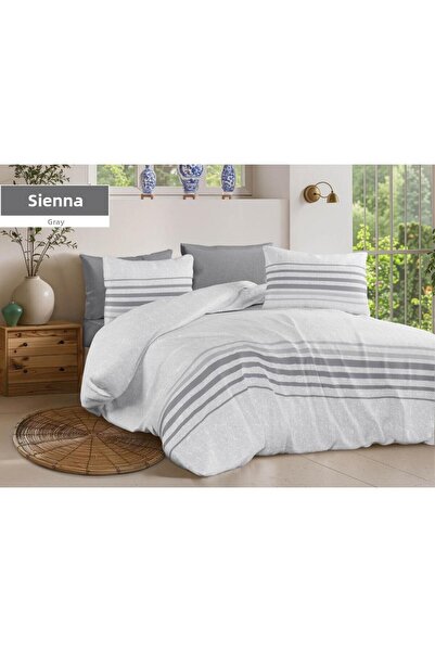 ÇIRPAN EV Siena Gray Single Bedding Set