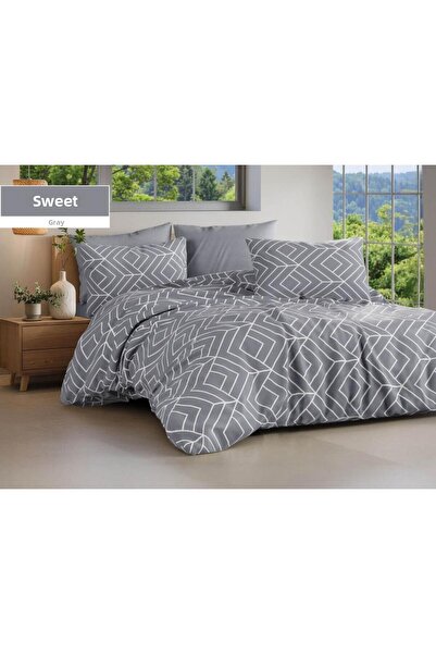 ÇIRPAN EV Dolce Gray Single Bedding Set