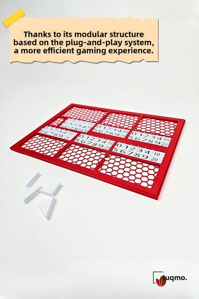 UQMO Gamer Mat (Pack of 5) Compatible with Terraforming Mars – with 3D Printing Plug-And-Play System