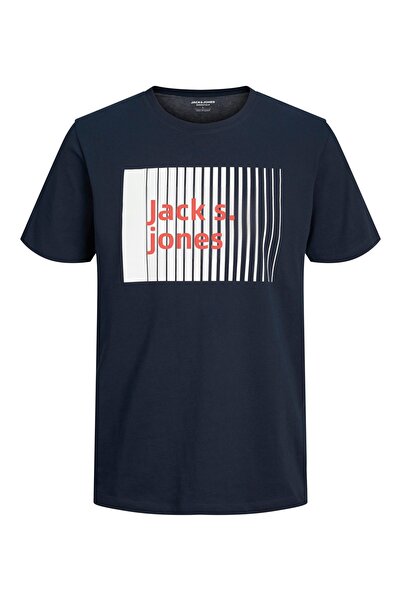 Jack & Jones Tricou pentru bărbați, albastru bleumarin, cu logo-ul Jjecorp, P...