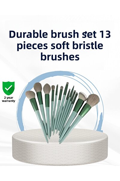 ZERO LAND Mtxdpn Professional Grade 13 Piece Makeup Brush Set (223626) Fiber ...