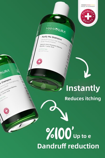 MAMAAURA Șampon anti-mătreață și anti-mâncărime - Șampon Purify Me 250 ml
