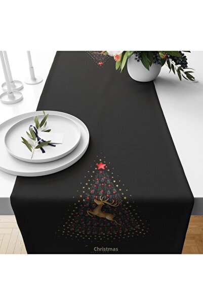 Filamente Digital Printed Runner - New Year / Christmas Patterned - 140X40 cm