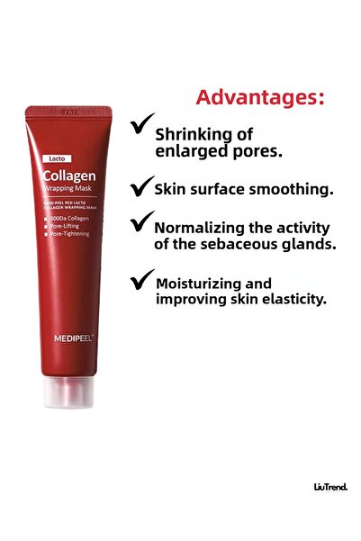 Medipeel Collagen Peeling Glass Skin Mask Medipeel Red Lacto Collagen Wrapping Mask 70ml