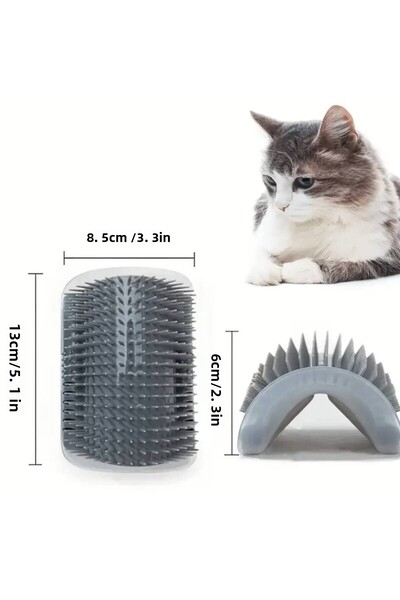 STEELVA Wall-Mountable Cat Grooming Brush