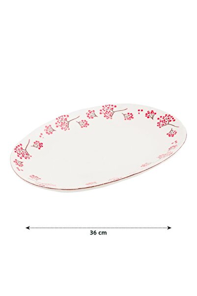 LC Waikiki Lcw Home Mixed Printed Ceramic Salad Plate 36 cm