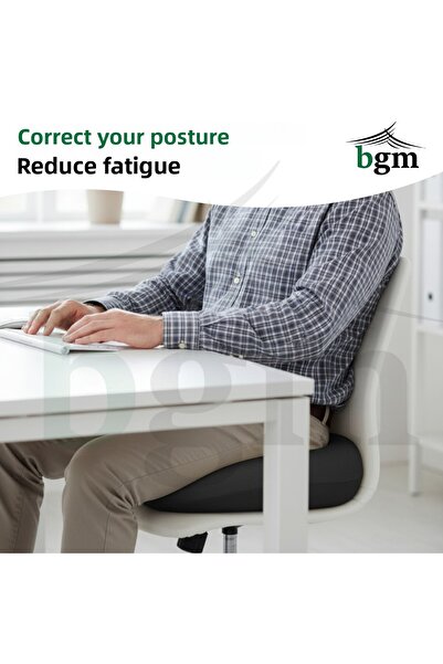 bgm Orthopedic Open-Ended Sitting Ring with Hard Sponge Support – Washable Cover, Hard Structure Orthopedic Pillow