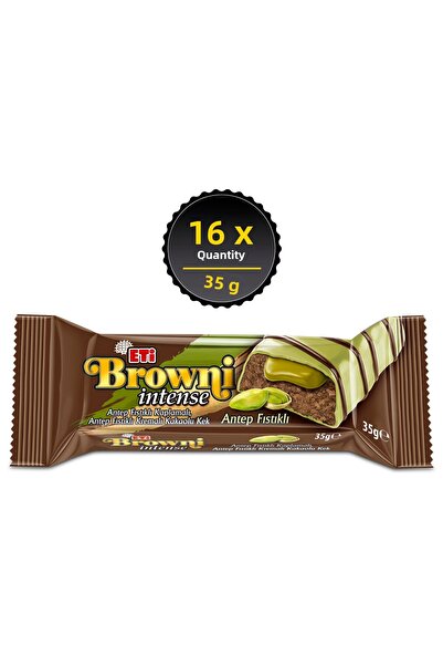 Eti Browni Intense Pistachio Cake 35 g X 16 Pieces