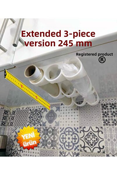 SS Craft Kitchen Roll Organizer |   Greaseproof Paper, Foil, Cling Film New 3...