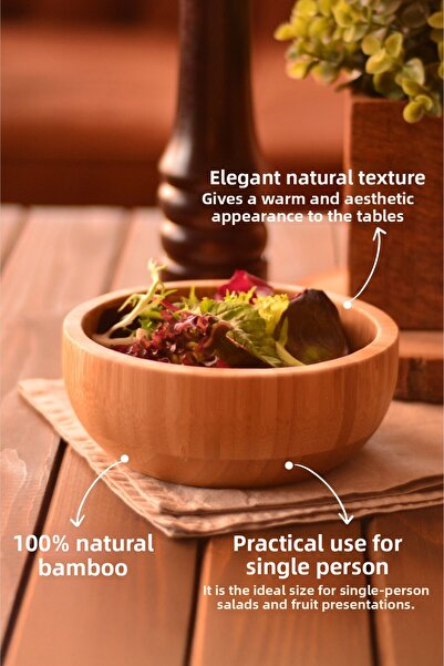 Bambum وعاء سلطة باهاما صغير B0718