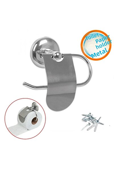 NZB مرحاض من الكروم المقاوم للصدأ - حامل ورق، حامل ورق مرحاض مع غطاء مرفق