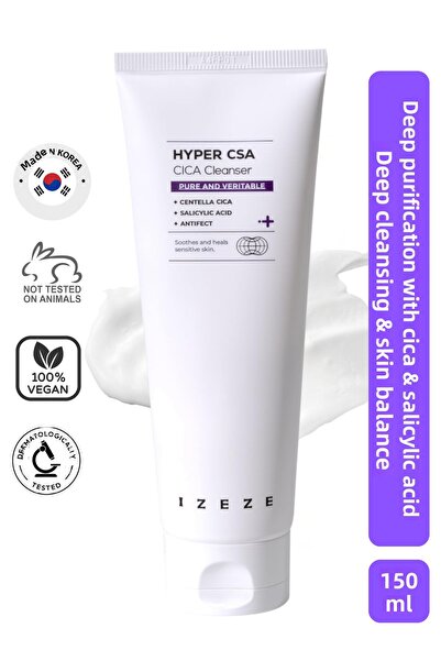 IZEZE منظف ​​هايبر CSA سيكا، 150 مل |   رغوة تنظيف الوجه كينتيللا سيكا وحمض ا...