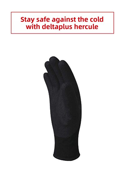 Delta Plus Deltaplus Vv750 Hercule Cold Climate Gloves Thermal Lining Pvc Coating Waterproof Durable