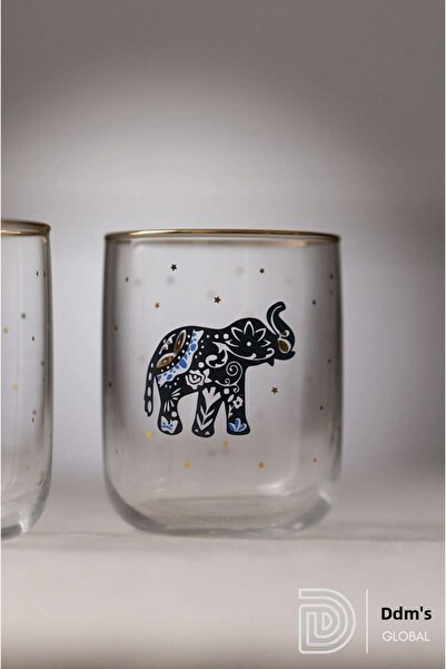 Rakle Charm Water Glass Set of 3 315 Cc Blue