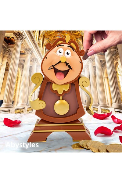 ABYstyle DISNEY - Pușculiță - Frumoasa și Bestia - Cogsworth - ABYBUS021
