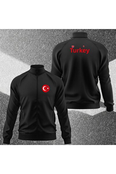 SARI Turkey Diver Fabric Logo Tracksuit Top