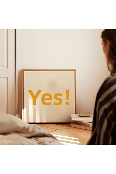 ARTHOUSECOLLECTIVE DA! - Ilustrativ minim - Poster pătrat - Poster fără cadru...