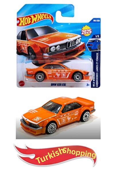 HOT WHEELS نموذج سيارة بي إم دبليو 635 سي إس آي بمقياس 1:64 لعام 2025