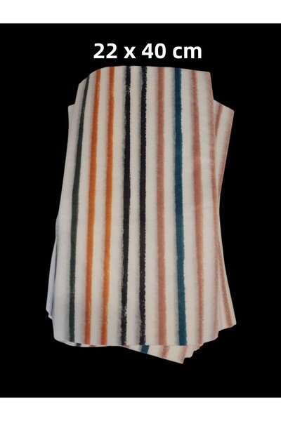 Akaworld Disposable Manicure Towel 22X40Cm Patterned 100 Pieces