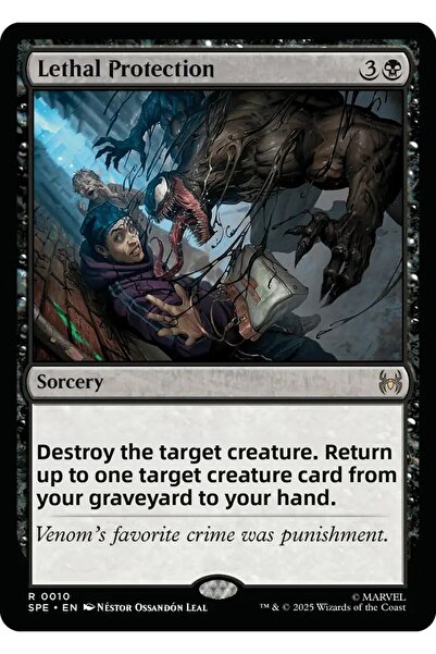 Magic The Gathering ورقة حماية قاتلة R-0010 بطاقة لعبة مرخصة