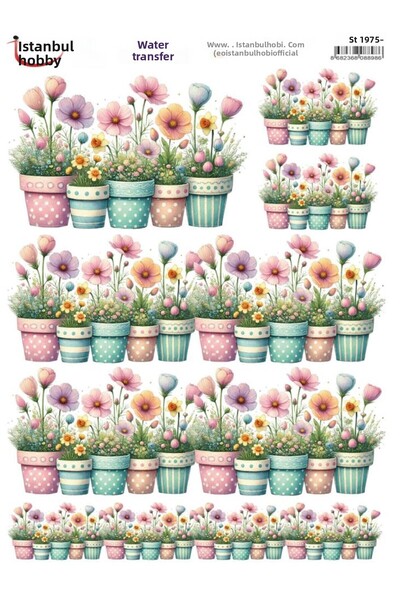 İstanbul Hobi Water Transfer Paper 25X35Cm St-1975