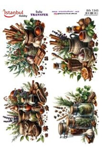 İstanbul Hobi ورق نقل مائي 25x35 سم ST-1249