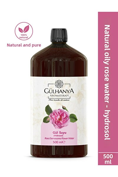 Gülhanya Aromaterapi ماء الورد الطبيعي الدهني 500 مل