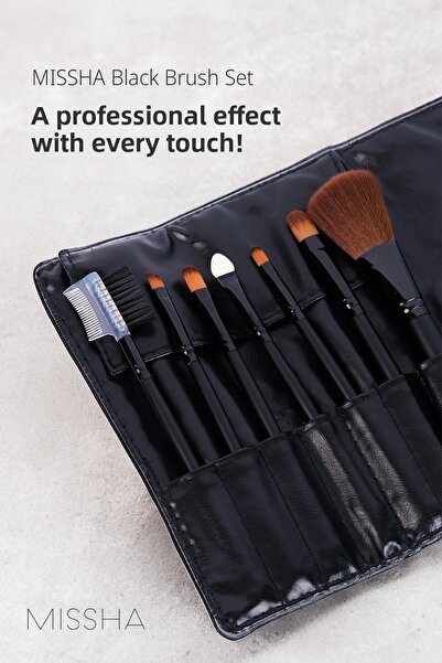 Missha Professional Makeup Brush Set + Special Case Black Brush Set