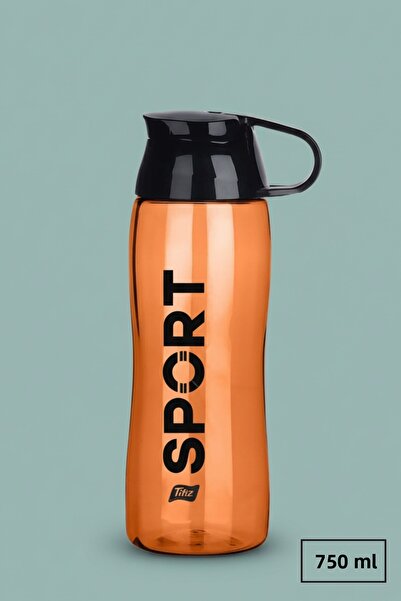 ELDİPA 750 ml Pc Water Bottle Ergonomic Leak-Proof Lid Sports Water Bottle with Handle