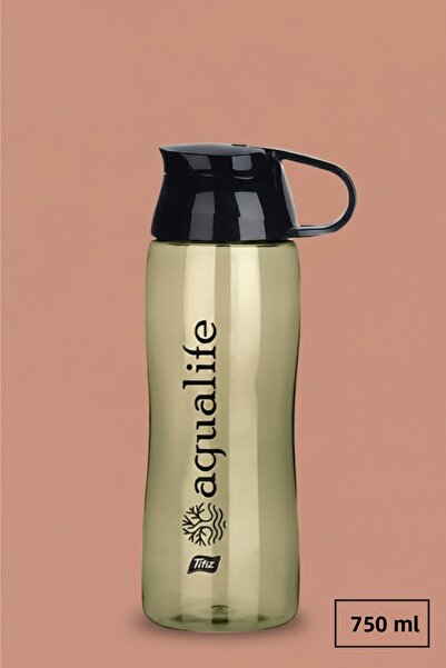 ELDİPA 750 ml Pc Water Bottle Ergonomic Leak-Proof Lid Sports Water Bottle with Handle